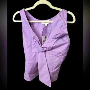 Women’s Purple Sleeveless Blouse Purple Size Small NWT Evidnt Brand